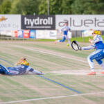 20250815 Lapua, FINLAND. NAISTEN SUPERPESIS: Lapuan Virkiä - Rauman Fera
Lapuan Virkiä #4 Iina Lehtinen
Rauman Fera #1 Miia Puolakka
Photo: Pasi Suokko / APOLLO PHOTO