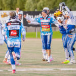 20250815 Lapua, FINLAND. NAISTEN SUPERPESIS: Lapuan Virkiä - Rauman Fera
Lapuan Virkiä juhlii ottelun voittoa
Photo: Pasi Suokko / APOLLO PHOTO