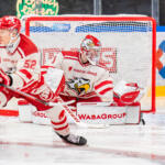 20250821 Visionite Arena, Umeå, Sweden. Preseason: IF Björklöven - Vaasan Sport
Vaasan Sport #1 Masi Härkönen
Vaasan Sport #52 Valtteri Hietanen
Photo: Pasi Suokko / APOLLO PHOTO