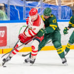20250821 Visionite Arena, Umeå, Sweden. Preseason: IF Björklöven - Vaasan Sport
Vaasan Sport #12 Anton Stråka
Björklöven IF #59 Tim Theocharidis
Björklöven IF #18 Axel Ottosson
Photo: Pasi Suokko / APOLLO PHOTO