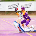 20250830 Sotkamo, FINLAND. MIESTEN SUPERPESIS: Välierä 1, Sotkamon Jymy - Vimpelin Veto
Vimpelin Veto #1 Veeti Kortehisto
Sotkamon Jymy #6 Sami Haapakoski
Photo: Pasi Suokko / APOLLO PHOTO