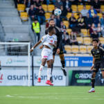 20250831 Seinäjoki, FINLAND. VEIKKAUSLIIGA: SJK - KuPS
SJK #28 Samuel Johansen Chukwudi
KuPS #20 Mohamed Toure
Photo: Pasi Suokko / APOLLO PHOTO