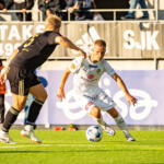 20250831 Seinäjoki, FINLAND. VEIKKAUSLIIGA: SJK - KuPS
KuPS #35 Paulius Golubickas
SJK #5 Oskari Väistö
Photo: Pasi Suokko / APOLLO PHOTO