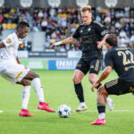 20250831 Seinäjoki, FINLAND. VEIKKAUSLIIGA: SJK - KuPS
KuPS #20 Mohamed Toure
SJK #7 Rasmus Karjalainen
SJK #22 Murilo Henrique de Araujo Santos
Photo: Pasi Suokko / APOLLO PHOTO