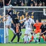 20250831 Seinäjoki, FINLAND. VEIKKAUSLIIGA: SJK - KuPS
KuPS #10 Doni Arifi
SJK #28 Samuel Johansen Chukwudi
KuPS #35 Paulius Golubickas
KuPS #15 Ibrahim Cisse
KuPS #1 Johannes Kreidl
SJK #10 Kasper Paananen
Photo: Pasi Suokko / APOLLO PHOTO