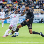 20250831 Seinäjoki, FINLAND. VEIKKAUSLIIGA: SJK - KuPS
SJK #28 Samuel Johansen Chukwudi
KuPS #21 Joslyn Luyeye-Lutumba
Photo: Pasi Suokko / APOLLO PHOTO