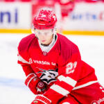 20250807 Vaasan Sähkö Areena Vaasa, FINLAND. LIIGA PRE-SEASON: Vaasan Sport - Oulun Kärpät.
Vaasan Sport #22 Oskari Hult
Photo: Samppa Toivonen / APOLLO PHOTO