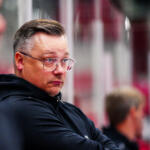 20250807 Vaasan Sähkö Areena Vaasa, FINLAND. LIIGA PRE-SEASON: Vaasan Sport - Oulun Kärpät.
Vaasan Sport head coach Juuso Hahl
Photo: Samppa Toivonen / APOLLO PHOTO