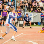 20250906 Sotkamo, FINLAND. MIESTEN SUPERPESIS: Välierä 4, Vimpelin Veto - Sotkamon Jymy
Vimpelin Veto #8 Ville Soini
Sotkamon Jymy #11 Elmeri Purmonen
Photo: Pasi Suokko / APOLLO PHOTO