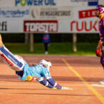 20250906 Sotkamo, FINLAND. MIESTEN SUPERPESIS: Välierä 4, Vimpelin Veto - Sotkamon Jymy
Vimpelin Veto #11 Jere Saukko
Sotkamon Jymy #6 Sami Haapakoski
Photo: Pasi Suokko / APOLLO PHOTO