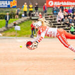 20250907 Seinäjoki, FINLAND. NAISTEN SUPERPESIS:
Pronssiottelu 2, Jussittaret - Virkiä
Jussittaret #6 Liinu Turpela
Photo: Pasi Suokko / APOLLO PHOTO