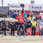 20250912 Pori, FINLAND. NAISTEN SUPERPESIS:
Finaaliottelu 3, Pesäkarhut - Manse PP
Pesäkarhut #9 Minttu Vettenranta
Photo: Pasi Suokko / APOLLO PHOTO