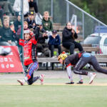 20250912 Pori, FINLAND. NAISTEN SUPERPESIS:
Finaaliottelu 3, Pesäkarhut - Manse PP
Pesäkarhut #5 Henna Juka
Manse PP #3 Virpi Hukka
Photo: Pasi Suokko / APOLLO PHOTO