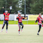 20250912 Pori, FINLAND. NAISTEN SUPERPESIS:
Finaaliottelu 3, Pesäkarhut - Manse PP
Pesäkarhut #8 Sanni Huhtala
Pesäkarhut #6 Sini Mäkelä
Pesäkarhut #4 Tiia Peltonen
Photo: Pasi Suokko / APOLLO PHOTO