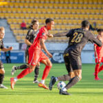 20250927 Seinäjoki, FINLAND. VEIKKAUSLIIGA, Mestaruussarja: SJK - FC Inter
FC Inter #20 Momodou Sarr
SJK #19 Elias Mastokangas
SJK #28 Samuel Johansen Chukwudi
SJK #18 Markus Arsalo
Photo: Pasi Suokko / APOLLO PHOTO
