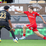 20250927 Seinäjoki, FINLAND. VEIKKAUSLIIGA, Mestaruussarja: SJK - FC Inter
FC Inter #2 Jussi Niska
SJK #23 Armaan Mark Wilson
Photo: Pasi Suokko / APOLLO PHOTO