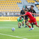 20250927 Seinäjoki, FINLAND. VEIKKAUSLIIGA, Mestaruussarja: SJK - FC Inter
FC Inter #2 Jussi Niska
SJK #4 Kelvin Spencer Pires
Photo: Pasi Suokko / APOLLO PHOTO