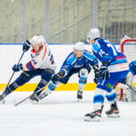 20251010 Lapua, FINLAND. Suomi-sarja: Virkiä Hockey - S-Kiekko
S-Kiekko #24 Jesse Kallinen
Virkiä Hockey #12 Janne Riihimäki
Virkiä Hockey #1 Severi Isokangas
Virkiä Hockey #74 Joshua Kossila
Photo: Pasi Suokko / APOLLO PHOTO