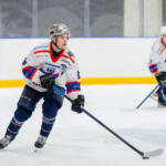 20251010 Lapua, FINLAND. Suomi-sarja: Virkiä Hockey - S-Kiekko
S-Kiekko #8 Eemeli Boelius
Photo: Pasi Suokko / APOLLO PHOTO