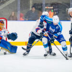 20251010 Lapua, FINLAND. Suomi-sarja: Virkiä Hockey - S-Kiekko
Virkiä Hockey #16 Matias Kangaskoski
S-Kiekko #27 Vili Havukainen
S-Kiekko #24 Jesse Kallinen
S-Kiekko #4 Peetu Paaso
Photo: Pasi Suokko / APOLLO PHOTO