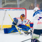 20251010 Lapua, FINLAND. Suomi-sarja: Virkiä Hockey - S-Kiekko
Virkiä Hockey #27 Sampo Kettunen
S-Kiekko #27 Vili Havukainen
Photo: Pasi Suokko / APOLLO PHOTO