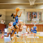 20251011 Lapua, FINLAND. Naisten Korisliiga: Vimpelin Veto - Kouvottaret
Vimpelin Veto #24 Sahara Jones
Kouvottaret #44 Raiana Brown
Vimpelin Veto #10 Silja Viita
Kouvottaret #4 Henriikka Vähäuski
Photo: Pasi Suokko / APOLLO PHOTO