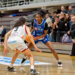 20251011 Lapua, FINLAND. Naisten Korisliiga: Vimpelin Veto - Kouvottaret
Vimpelin Veto #24 Sahara Jones
Kouvottaret #3 Tayanna Jones Bell
Photo: Pasi Suokko / APOLLO PHOTO