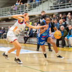 20251011 Lapua, FINLAND. Naisten Korisliiga: Vimpelin Veto - Kouvottaret
Vimpelin Veto #24 Sahara Jones
Kouvottaret #3 Tayanna Jones Bell
Photo: Pasi Suokko / APOLLO PHOTO