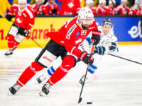 20251106 Tampere, FINLAND. EURI HOCKEY TOUR: Team Switzerland - Team Finland.
Team Switzerland #89 Fabian Heldner
Photo: Samppa Toivonen / APOLLO PHOTO