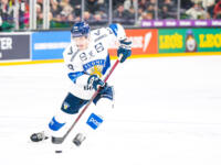 20251106 Tampere, FINLAND. EURI HOCKEY TOUR: Team Switzerland - Team Finland.
Team Finland #60 Julius Honka
Photo: Samppa Toivonen / APOLLO PHOTO