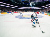 20251106 Tampere, FINLAND. EURI HOCKEY TOUR: Team Switzerland - Team Finland.
Team Finland #45 Sami Vatanen
Photo: Samppa Toivonen / APOLLO PHOTO