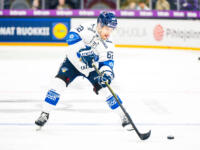20251106 Tampere, FINLAND. EURI HOCKEY TOUR: Team Switzerland - Team Finland.
Team Finland #62 Jesper Mattila
Photo: Samppa Toivonen / APOLLO PHOTO