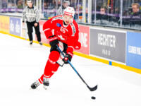 20251106 Tampere, FINLAND. EURI HOCKEY TOUR: Team Switzerland - Team Finland.
Team Switzerland #66 Valentin Nussbaumer
Photo: Samppa Toivonen / APOLLO PHOTO