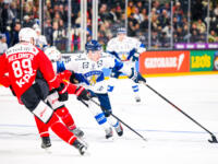 20251106 Tampere, FINLAND. EURI HOCKEY TOUR: Team Switzerland - Team Finland.
Team Finland #19 Waltteri Merelä
Photo: Samppa Toivonen / APOLLO PHOTO