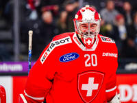 20251106 Tampere, FINLAND. EURI HOCKEY TOUR: Team Switzerland - Team Finland.
Team Switzerland #20 Rero Berra
Photo: Samppa Toivonen / APOLLO PHOTO