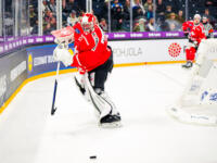 20251106 Tampere, FINLAND. EURI HOCKEY TOUR: Team Switzerland - Team Finland.
Team Switzerland #20 Rero Berra
Photo: Samppa Toivonen / APOLLO PHOTO
