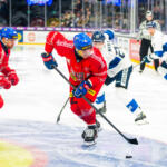 20251108 Tampere, FINLAND. EURI HOCKEY TOUR: Team Finland - Team Czechia.
Team Czechia #8 Ondrej Beranek
Photo: Samppa Toivonen / APOLLO PHOTO