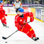 20251108 Tampere, FINLAND. EURI HOCKEY TOUR: Team Finland - Team Czechia.
Team Czechia #55 Marian Adamek
Photo: Samppa Toivonen / APOLLO PHOTO