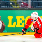 20251108 Tampere, FINLAND. EURI HOCKEY TOUR: Team Sweden - Team Switzerland.
Team Switzerland #95 Tyler Moy
Photo: Samppa Toivonen / APOLLO PHOTO