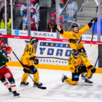 20251129 Vaasan Sähkö Areena Vaasa, FINLAND. LIIGA: Vaasan Sport - Kuopion KalPa.
Kuopion KalPa #22 Cade Bouchardt celebrating goal
Photo: Samppa Toivonen / APOLLO PHOTO