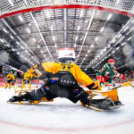 20251129 Vaasan Sähkö Areena Vaasa, FINLAND. LIIGA: Vaasan Sport - Kuopion KalPa.
Kuopion KalPa #31 Patrik Kerkola, Vaasan Sport #91 Branden Troock
Photo: Samppa Toivonen / APOLLO PHOTO