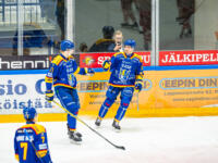 20251217 Mikkeli, FINLAND. LIIGA: Mikkelin Jukurit - Vaasan Sport
Jukurit #16 Connor Ford
Jukurit #71 Niilo Romppanen
Photo: Pasi Suokko / APOLLO PHOTO